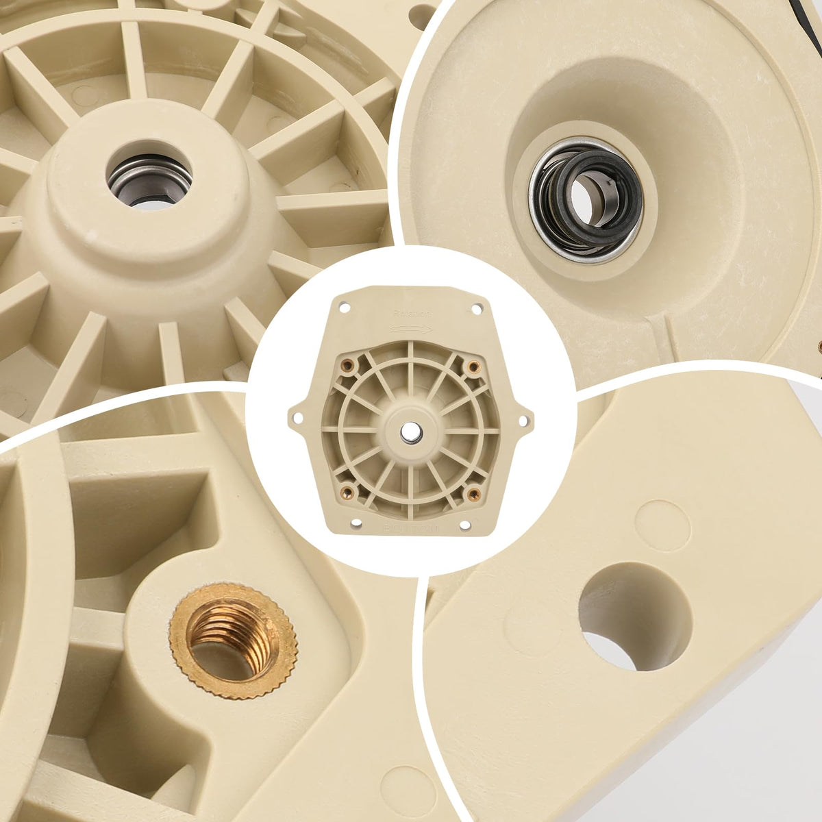 Wowewk shaft seal detail shows durable PET construction for long-lasting performance.