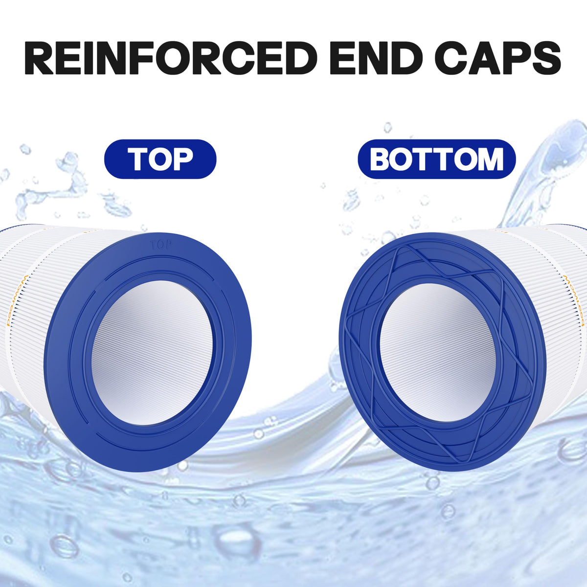 Wowreed C-9407-fit pool filter with top opening enables quick installation