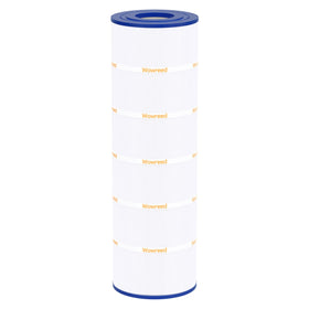 Wowreed pool filter CX1750RE top view showing compatible fit for common pumps
