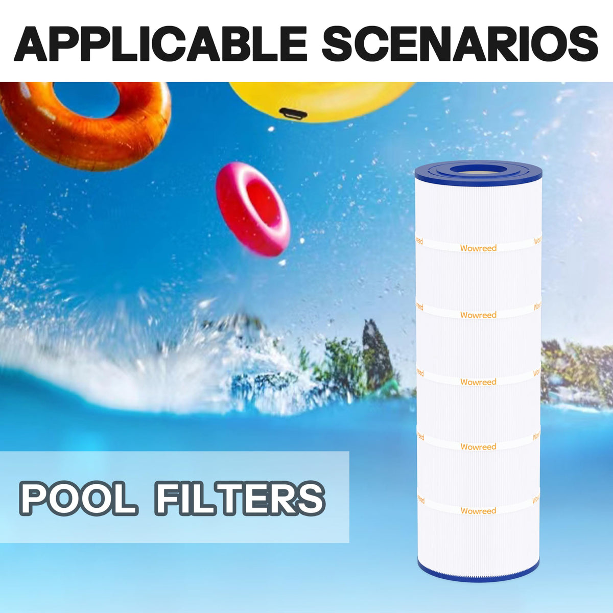 Wowreed packaging image signals ready-to-install replacement filter