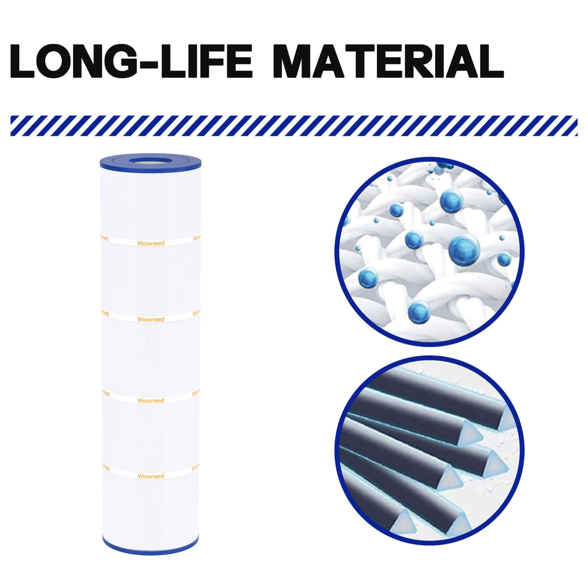 Wowreed pool filter PAK4 compatible four-pack for robust performance