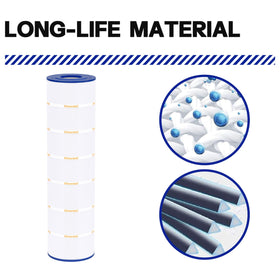 Wowreed pool filter compatible with R0462400 OEM for easy replacement.
