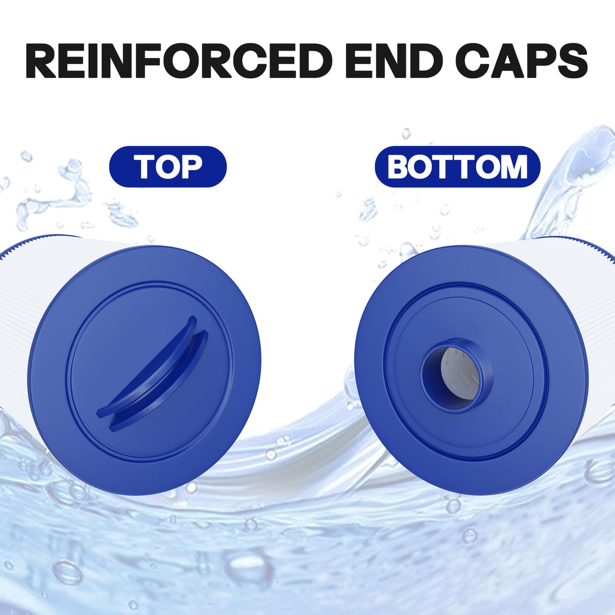 Wowreed spa filter compatible with Baleen AK-90161 for better filtration.