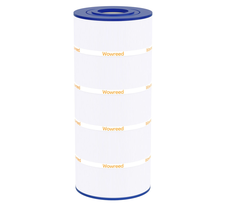 Wowreed SwimClear C150S filter closeup showing durable fabric filtration for clear water