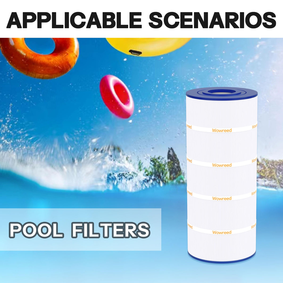 Wowreed SwimClear packaging image indicates ready to install replacement option