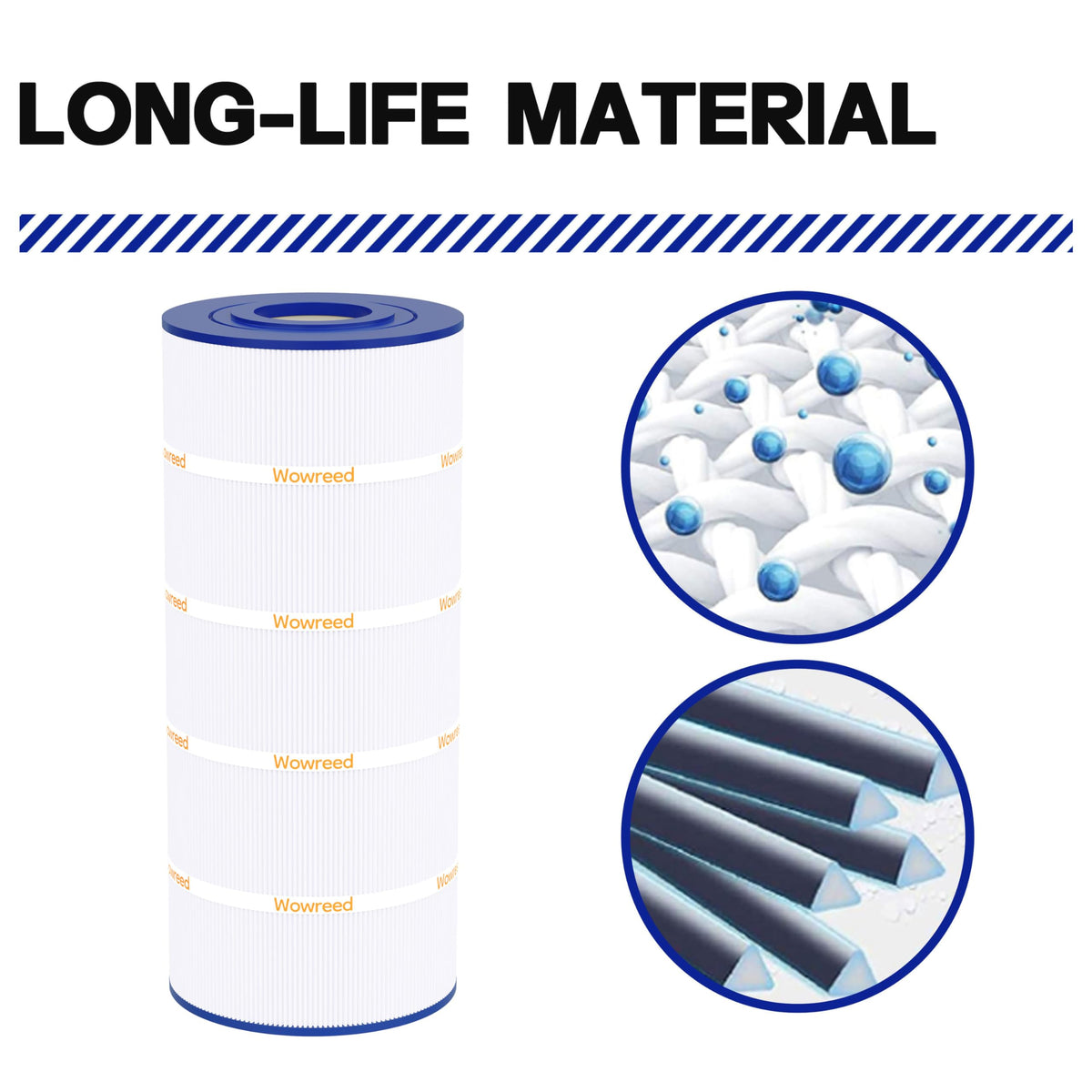 Wowreed SwimClear PA150S filter housing shows easy compatibility and quick replacement