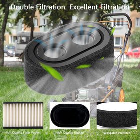 Woxla premium filter paper and rubber construction protects the carburetor from debris.