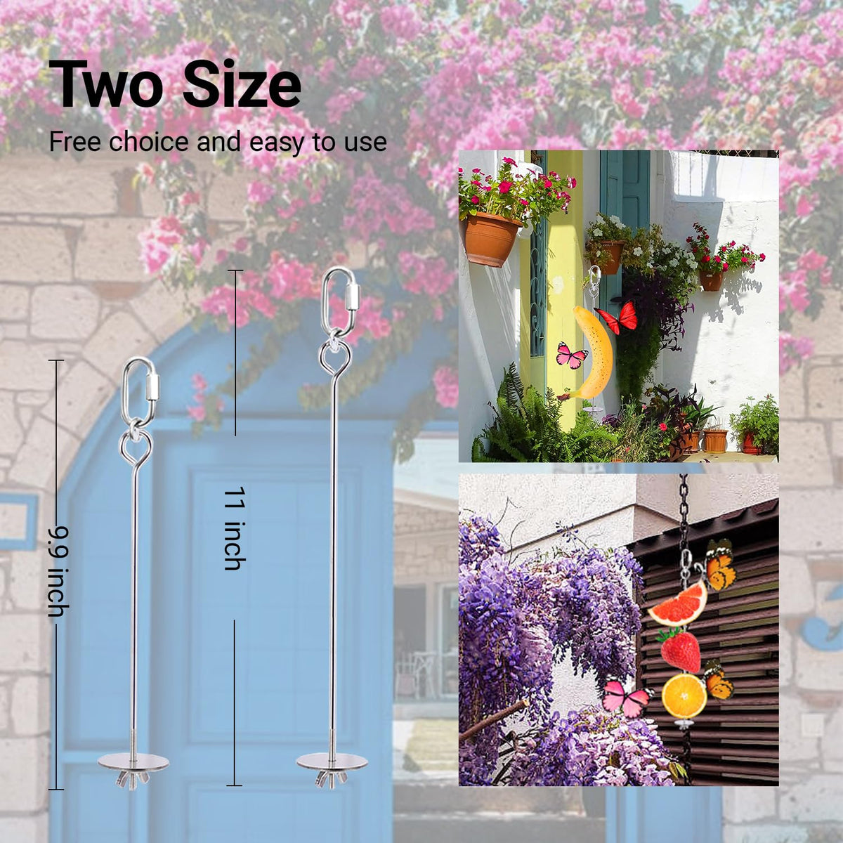 WoYous butterfly feeder forks provide a clean, accessible fruit display for pollinators.