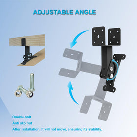 Wpbhk adjustable saddle bracket 0-180 degrees for versatile beam direction