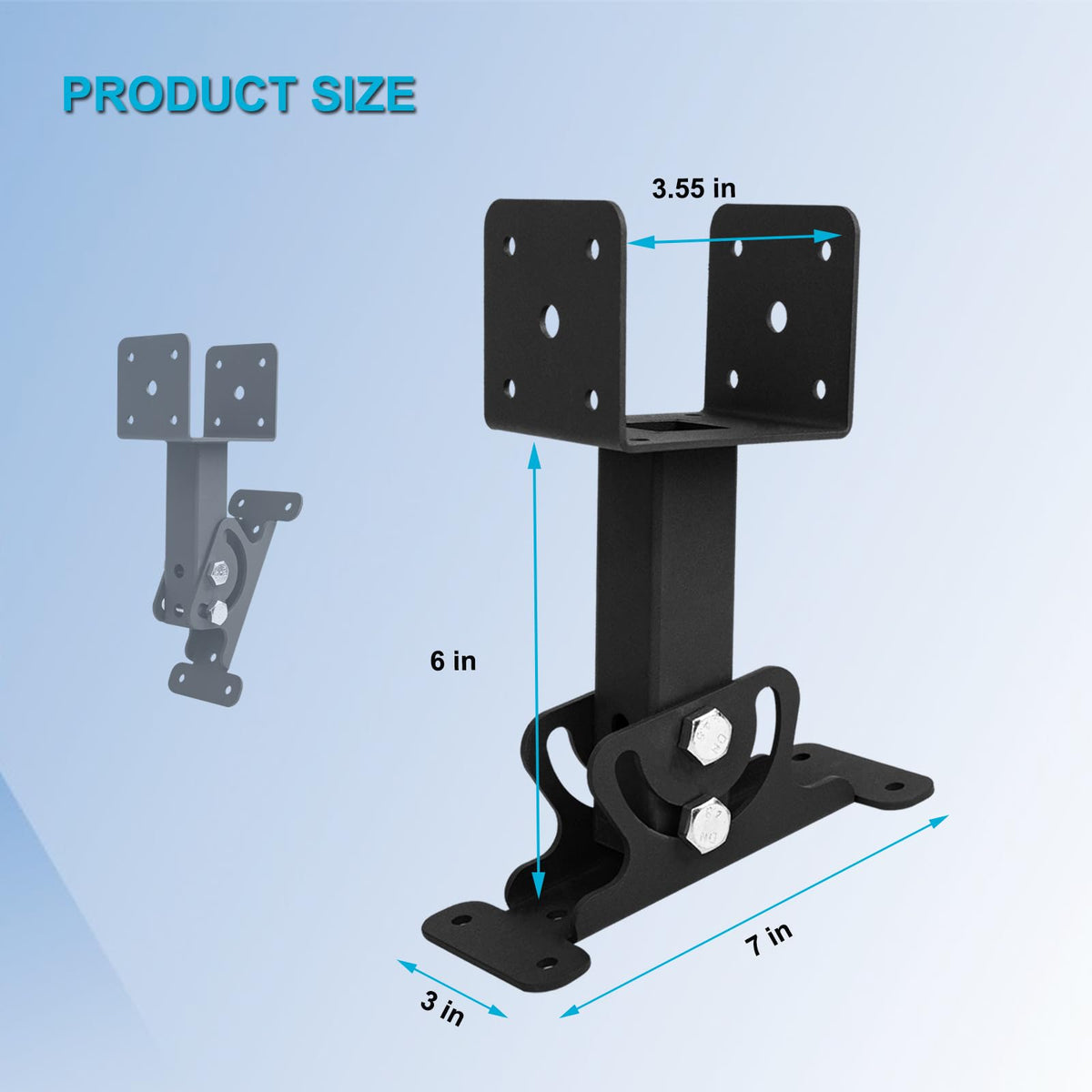 Wpbhk stainless steel with black powder coating for durable outdoor use
