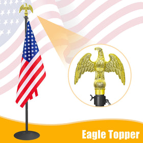 Wphold sturdy 13-inch round base supports stable indoor flag displays.