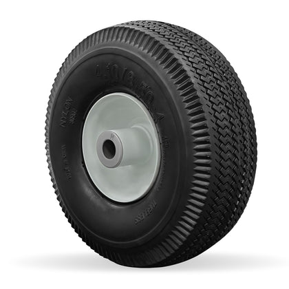 WPL 105-3471 front wheel and tire assembly for smoother steering and clean lawn edges.