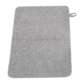 WQAPVHBG felt sauna cushion on bench for compact seating.