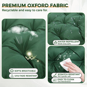 WQlittuK 4-inch thick padding provides ergonomic support for long outdoor sessions.