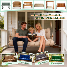 WQlittuK cushion shown in indoor-outdoor setting for versatile seating.
