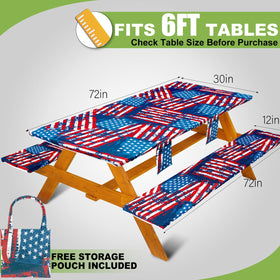 Wrakus bench cover on a 72x12 bench, shielding seating from spills.