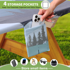 Wrakus elastic edge fit for windy outdoor setups