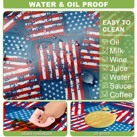 Wrakus polyester material, waterproof and stain-resistant for outdoor use.