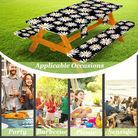 Wrakus portable storage bag with tablecloth for folding and carrying on outdoor trips.