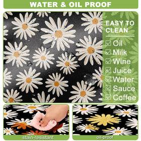 Wrakus tablecloth pockets close-up highlights storage for napkins and phones, keeping essentials within reach.