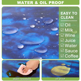 Wrakus waterproof tablecloth stays vibrant on picnics and RV trips