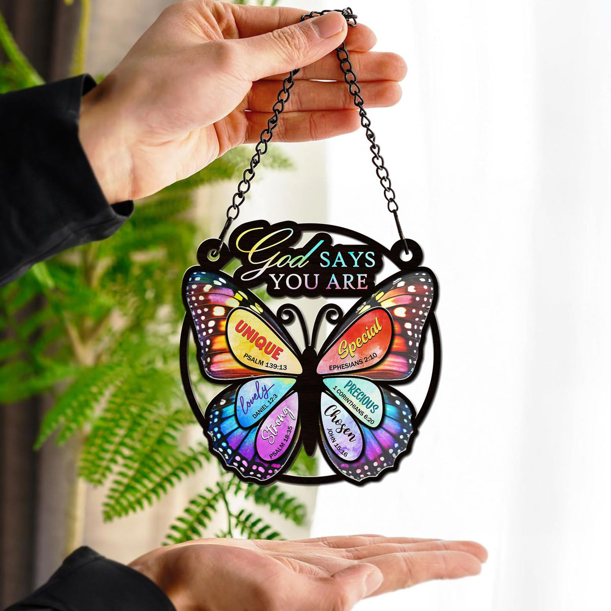 Wrappiness gift-ready suncatcher in deluxe box for loved ones