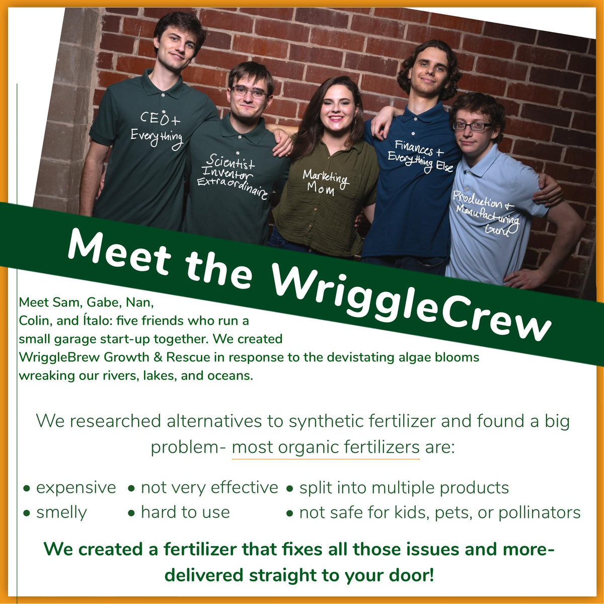 WriggleBrew soil application encouraging beneficial microbes and healthier soil.