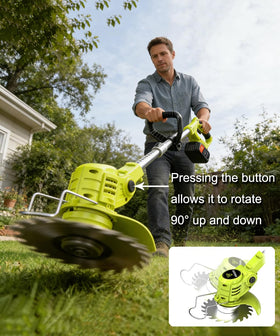 Wrneaoch metal blade cutting tough weeds with precision
