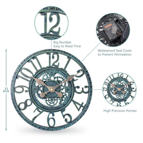 WrtmyR IP44 waterproof clock protects against rain and splashes