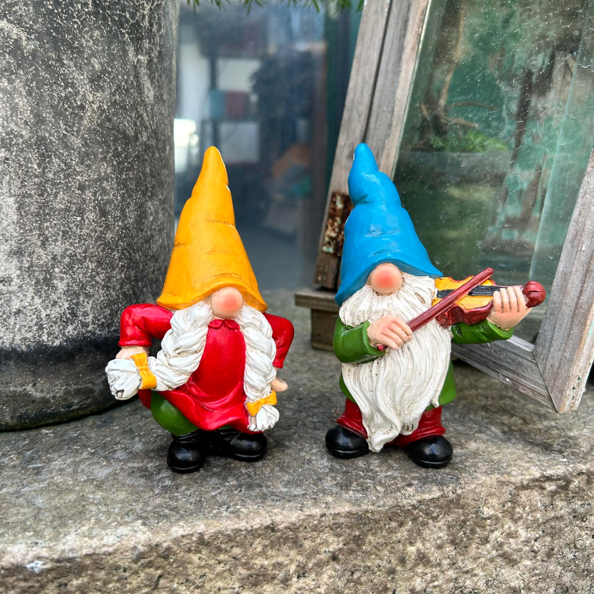 WSHMZYHOME gnome with white beards for rustic charm