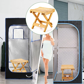 WSBXBB Bamboo Sauna Chair after use care to dry and ventilate to prevent mold