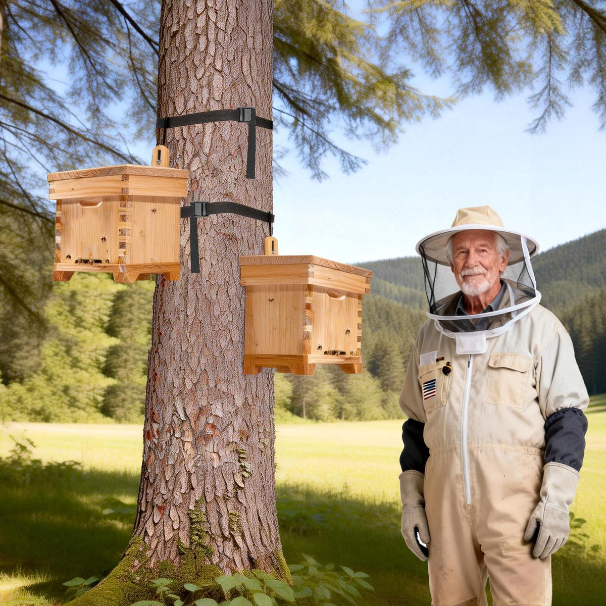 WSBXBB reusable beekeeping accessory enables quick repositioning.