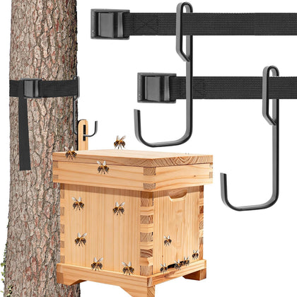WSBXBB swarm trap hanger pack shown for easy nail-free installation.