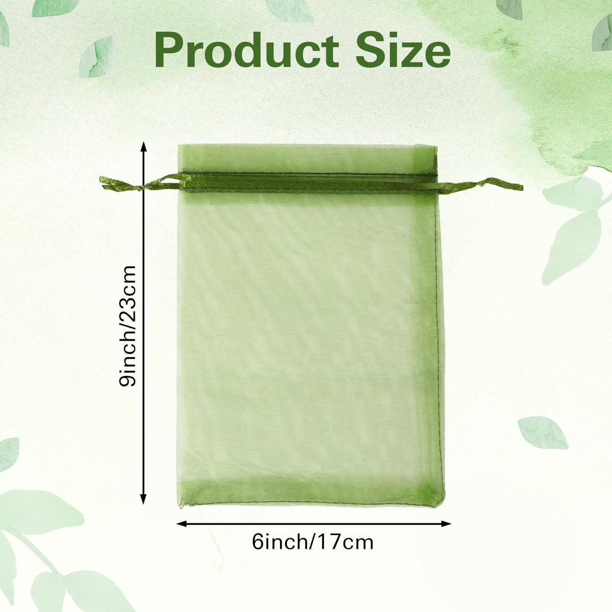 WSepascI fruit-protection-bags-6x9-green prevent insects while still allowing light and water for fruit.