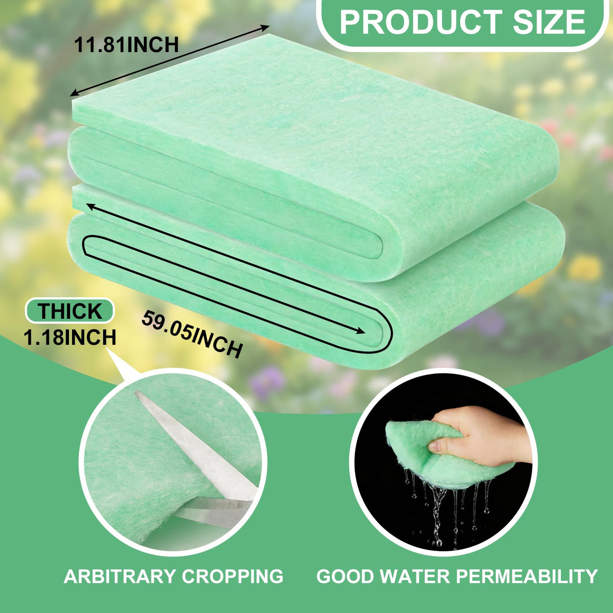 WSFSLJWDW bottom liner for pots customizable to fit different sizes