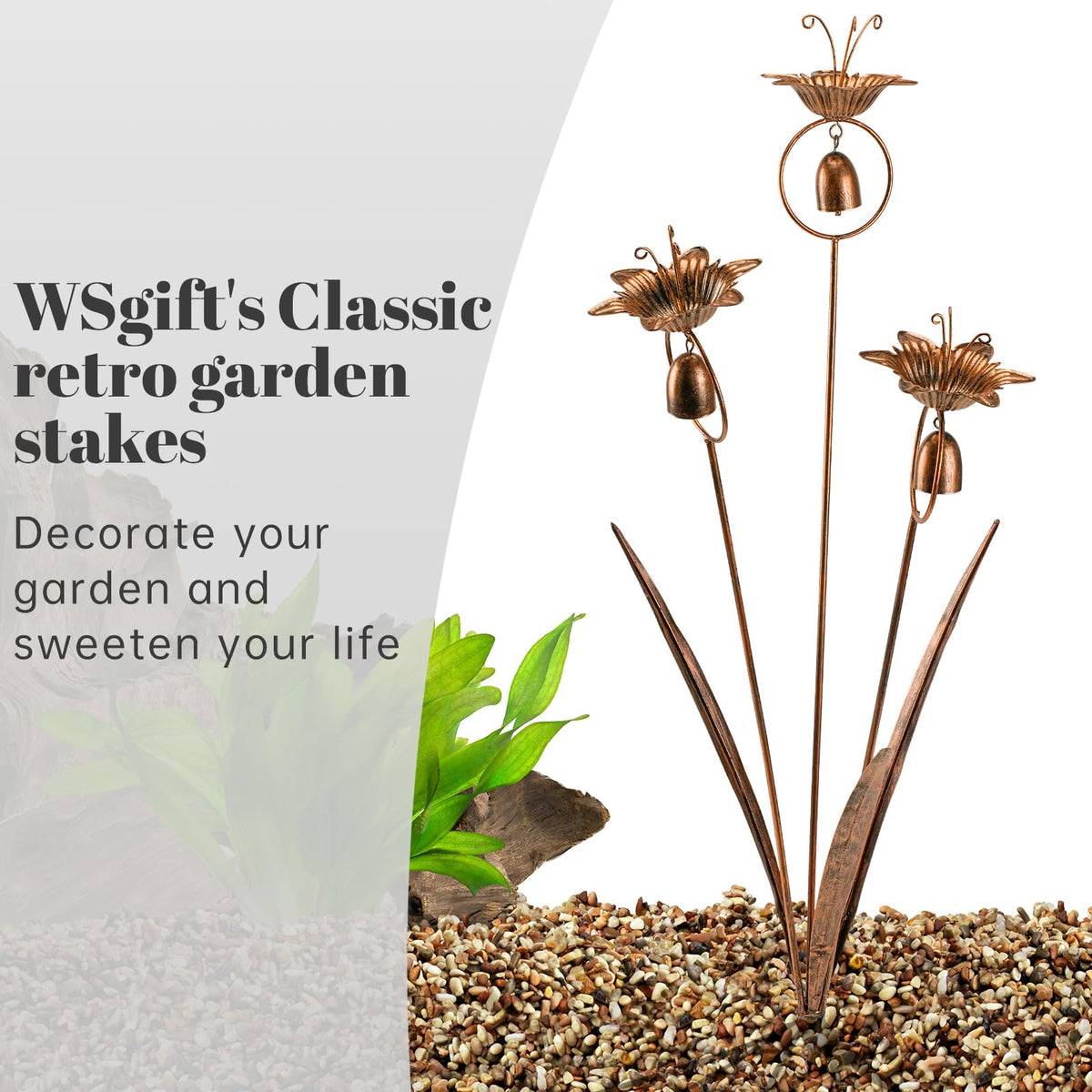 WSgift copper-tone calla lilies decorate patios and balconies beautifully.