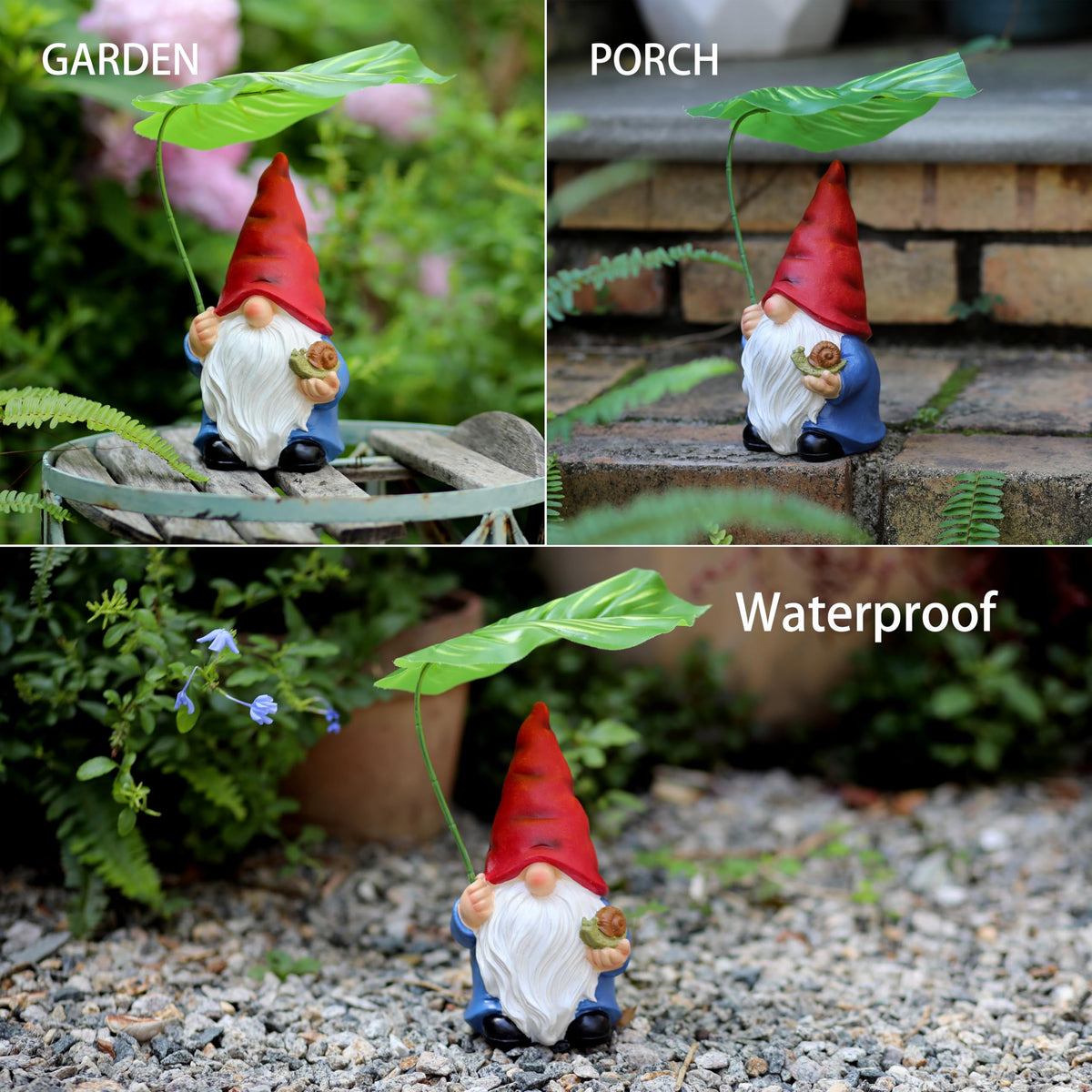 WSHMZYHOME 7-5-inch gnome fits compact indoor spaces.