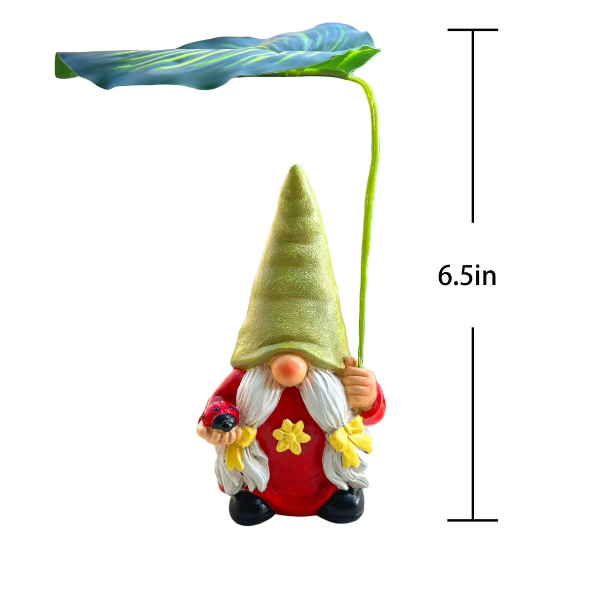 WSHMZYHOME gnome outdoor decor in red outfit adds whimsy
