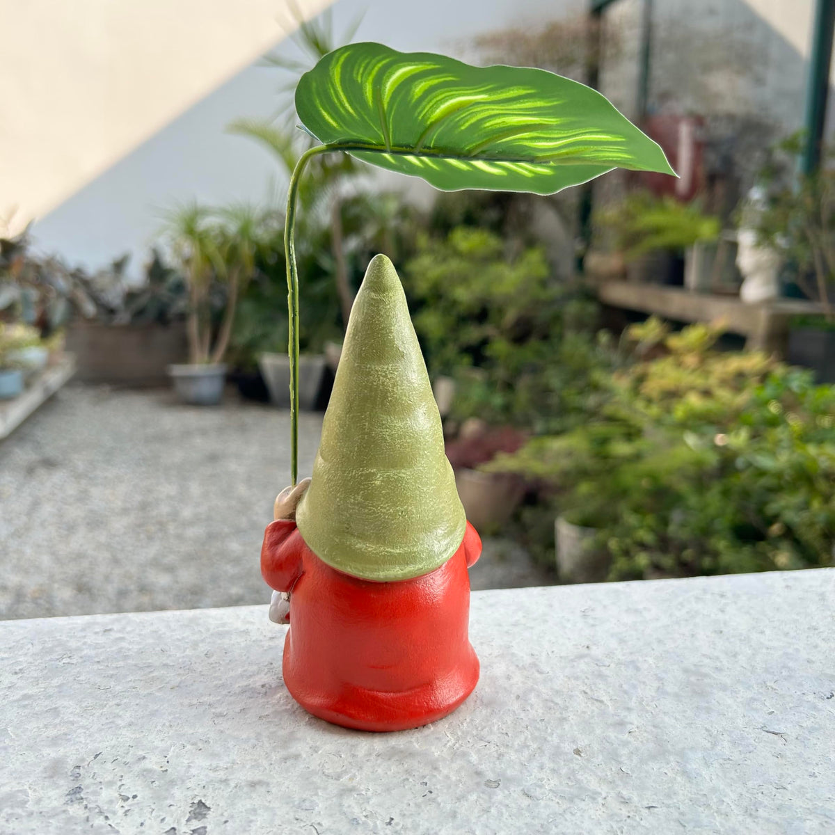 WSHMZYHOME garden gnome between plants for charm