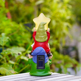 WSHMZYHOME smiley gnome gift for birthdays or housewarming celebrations