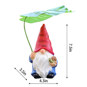 WSHMZYHOME red-hat gnome boosts garden curb appeal.