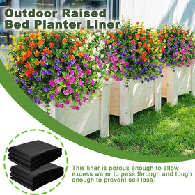 Wshxjzyay patio garden liner suits hard surfaces for elevated beds