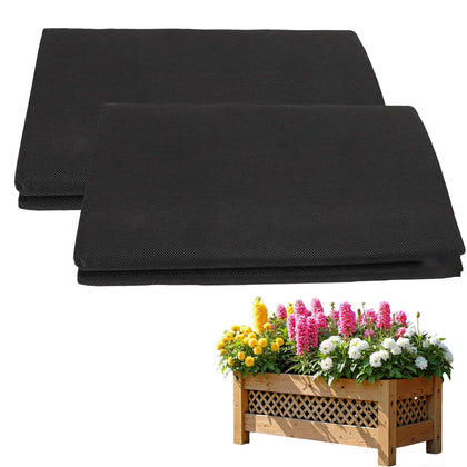 Wshxjzyay raised bed liner 63x114 supports soil containment and steady drainage