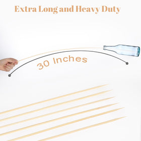 WSICSE semi-pointed design roasting stick for easy piercing
