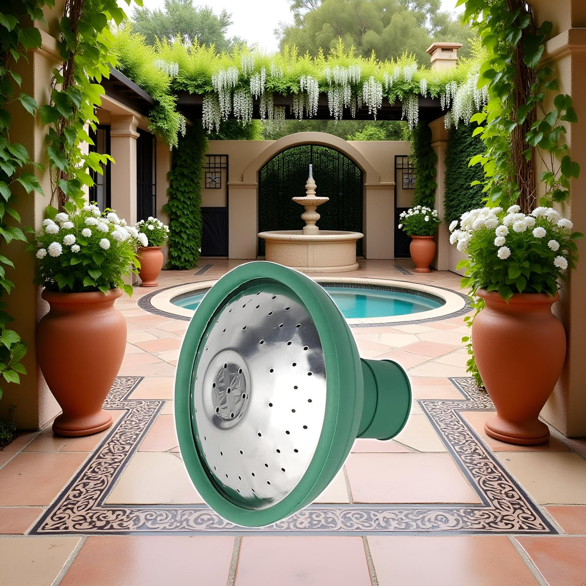 WsjiaboFux 3-inch diameter sprinkler head for controlled watering