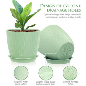 WSMKSZ colorful planter set to mix and match home decor.