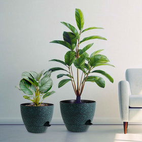 WSMKSZ deep reservoir helps keep plants hydrated during vacations