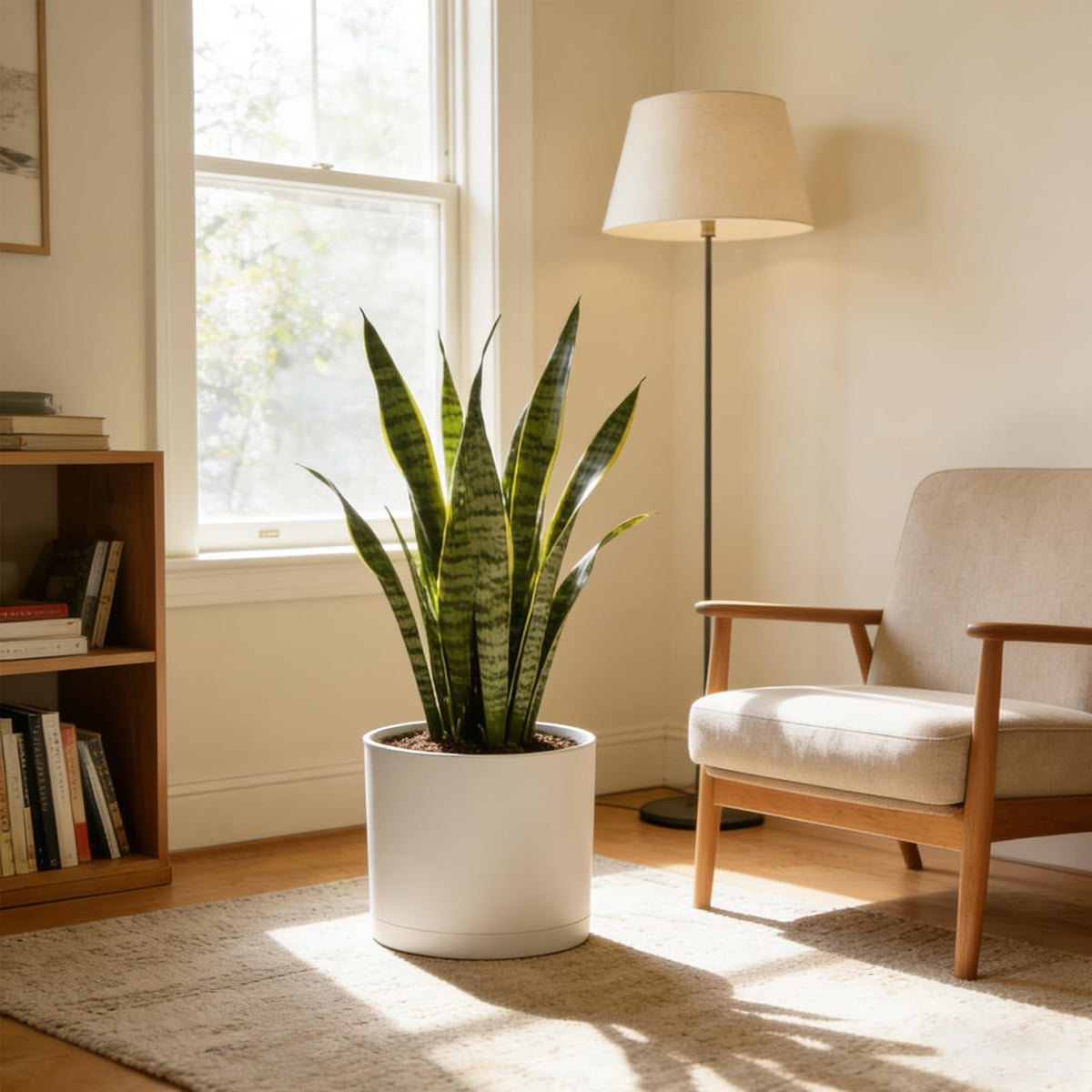 WSMKSZ garden balcony setup showing versatile planter for greenery