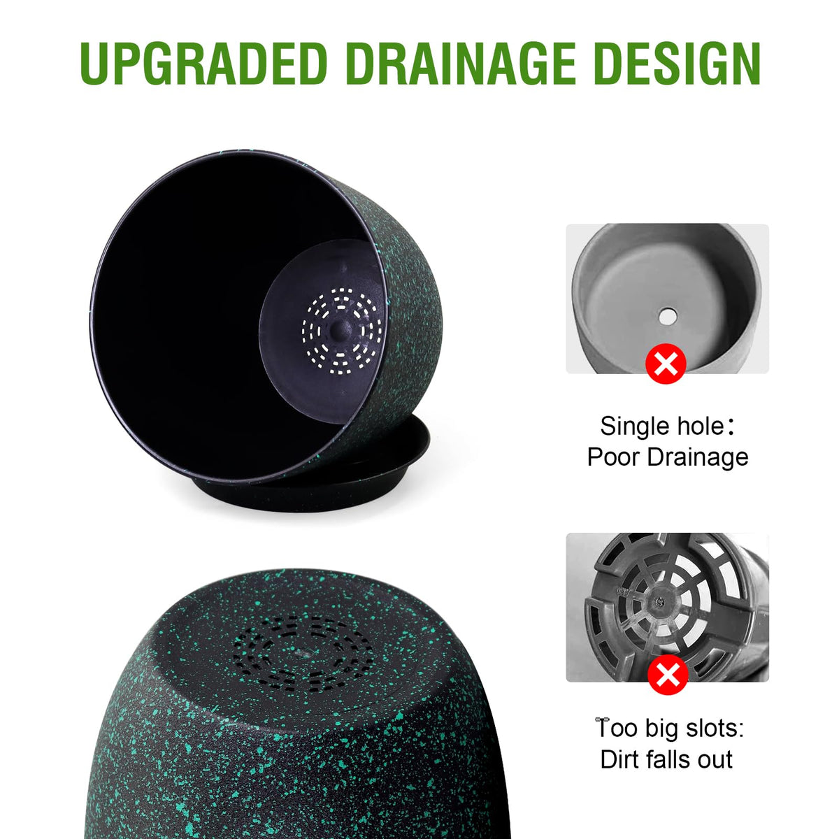 WSMKSZ versatile indoor outdoor plant pot for flexible decorating layouts