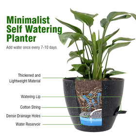 WSMKSZ indoor-outdoor use pots on a balcony showcase versatility